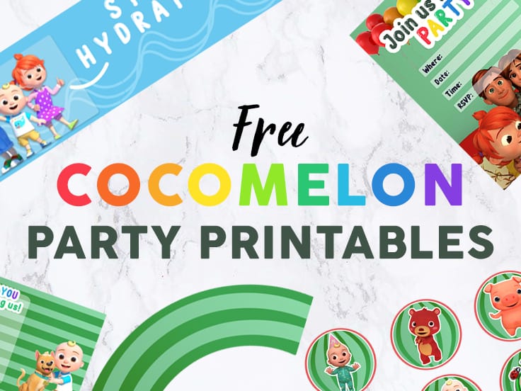 Cocomelon Party Printables image