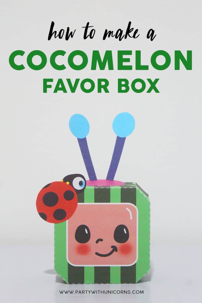 Cocomelon favor box