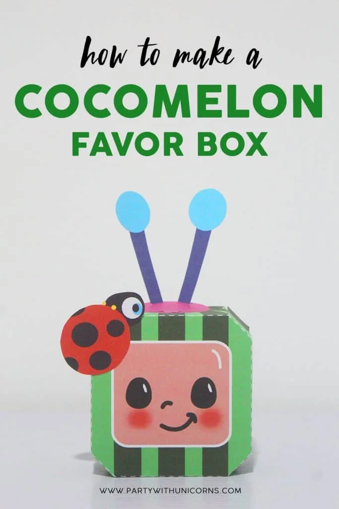 Cocomelon Favor Box