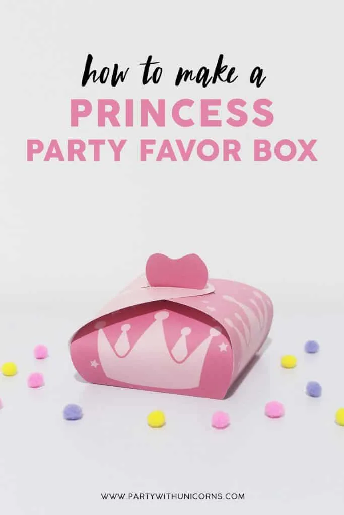 How to Make a Princess Party Favor Box image