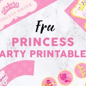 Princess Party Printables image