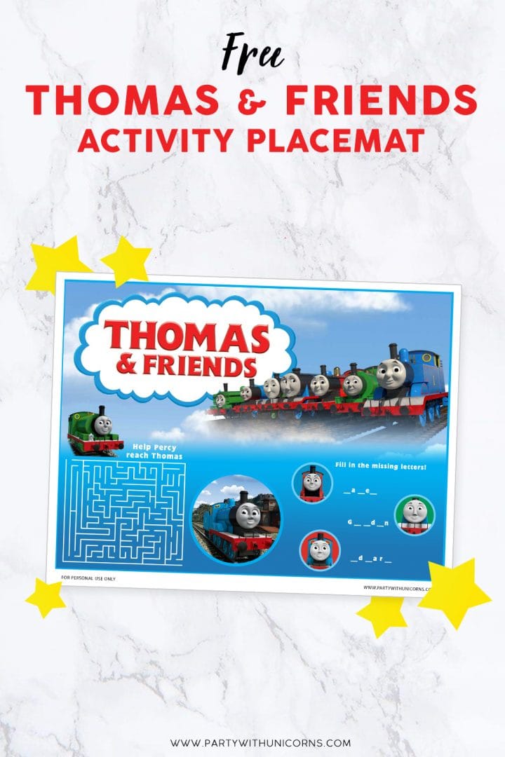 FREE Thomas and Friends Activity Printables