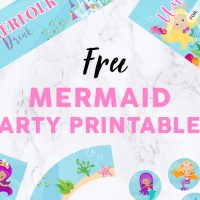 Mermaid Party Featured Image Template - Party Printables banner