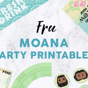 Moana Party Printables image