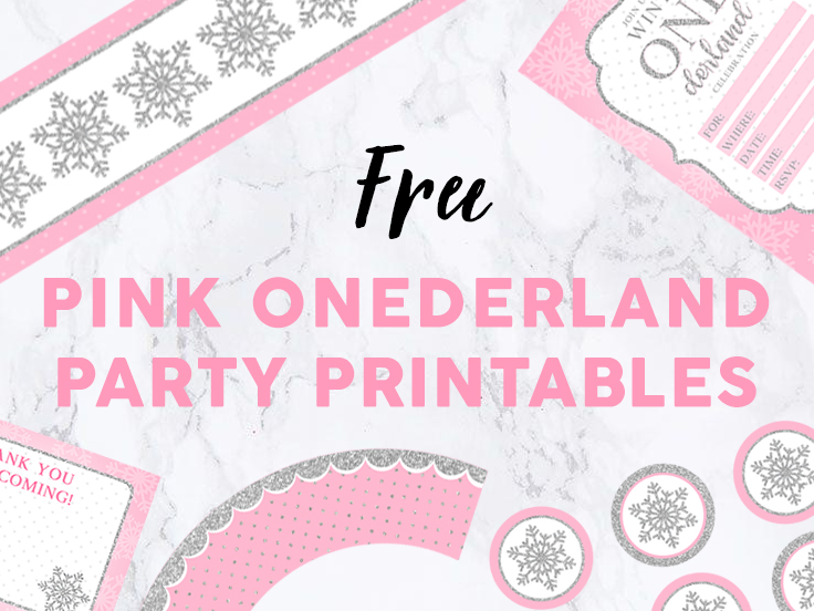 Onederland Party Printables