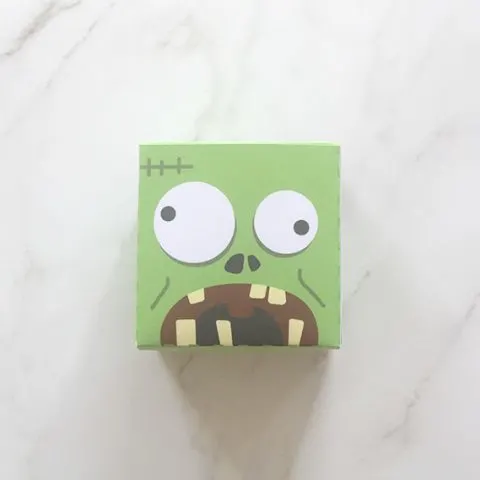 Halloween Favor Boxes instructions