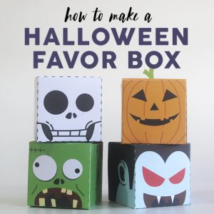 Halloween Favor Boxes