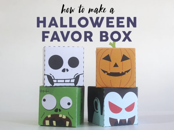 Halloween Favor Boxes
