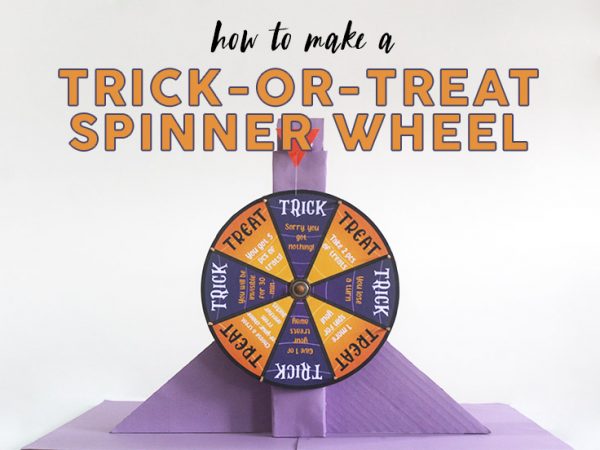 Halloween trick-or-treat Spinning Wheel