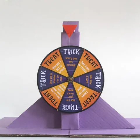 Halloween Trick or Treat Wheel