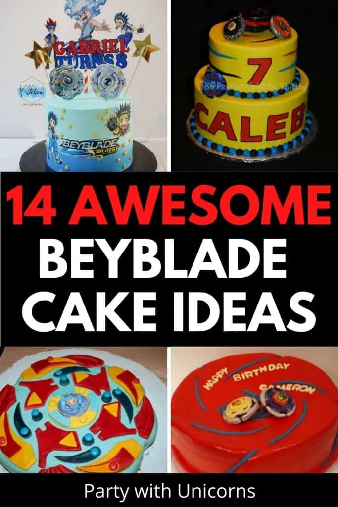 Beyblade Cake Topper 2 in 1 (Cake Topper + Sticker) | Shopee Malaysia