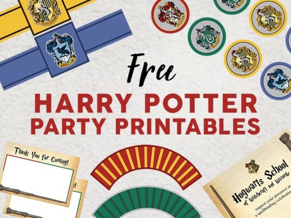 Free Harry Potter Party Printables - Party with Unicorns