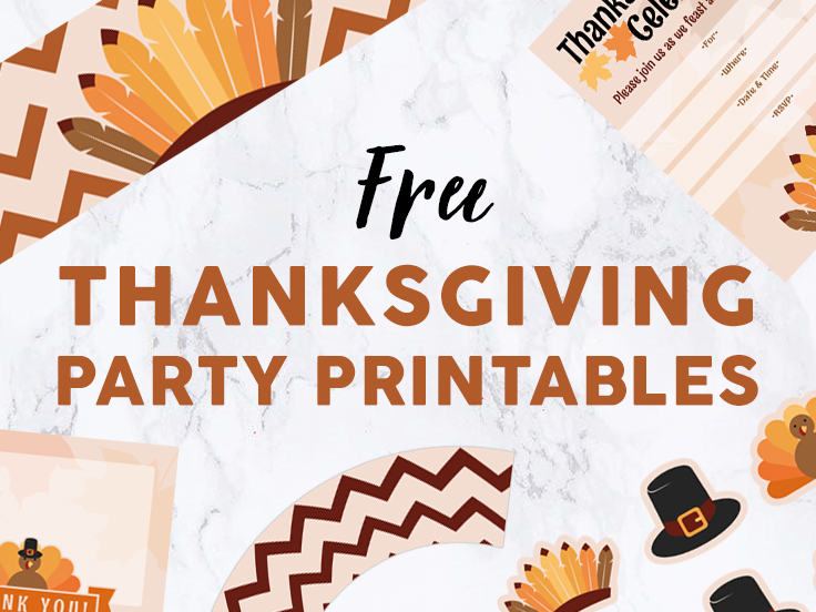 Thanksgiving party printables