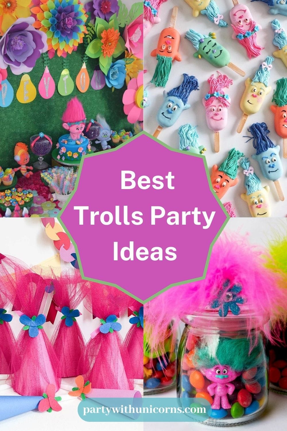 Invite and Delight Trolls Birthday  Fun  Favors