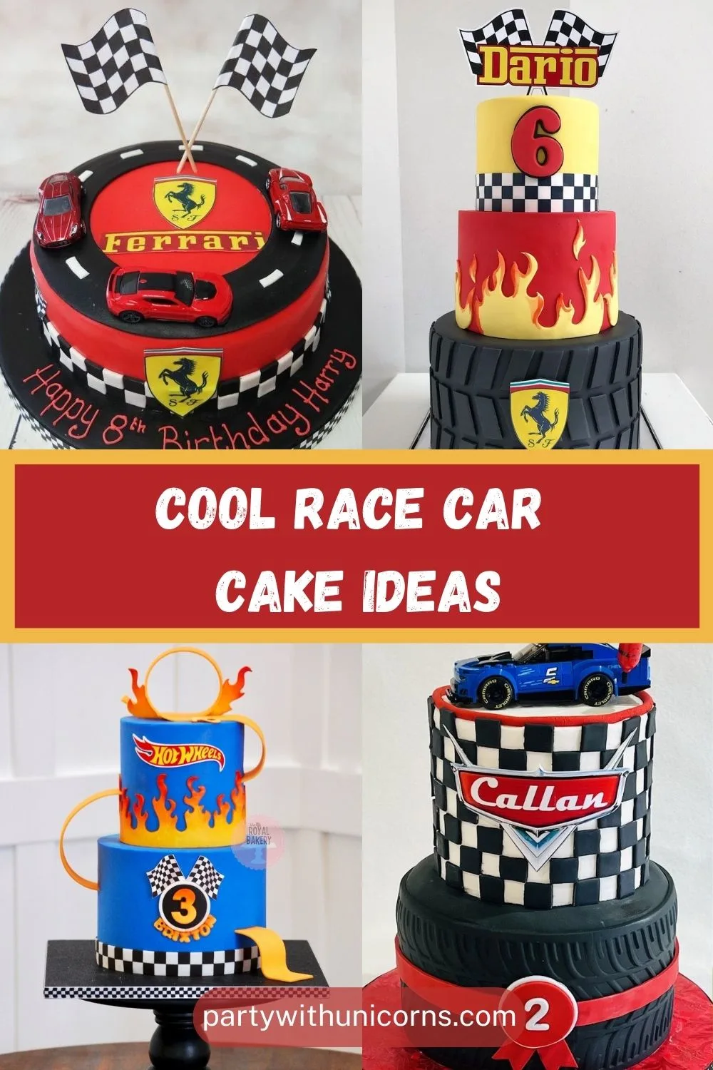 Two Fast Cake Topper Race Car Birthday Supplies 2nd Birthday Cake  Decoration Race Car Hot Wheel Chequered Flag Themed Party Supplies  DecorationsDoubledSided  Amazonin Toys  Games