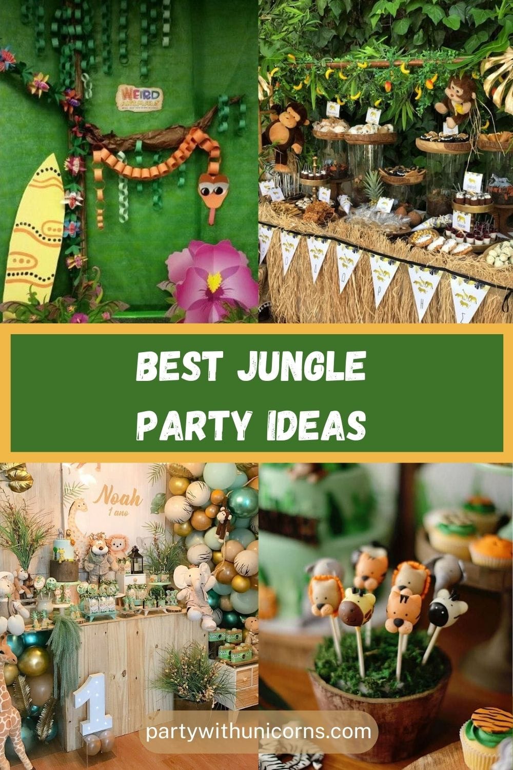 53 Best Jungle Party Ideas Party With Unicorns
