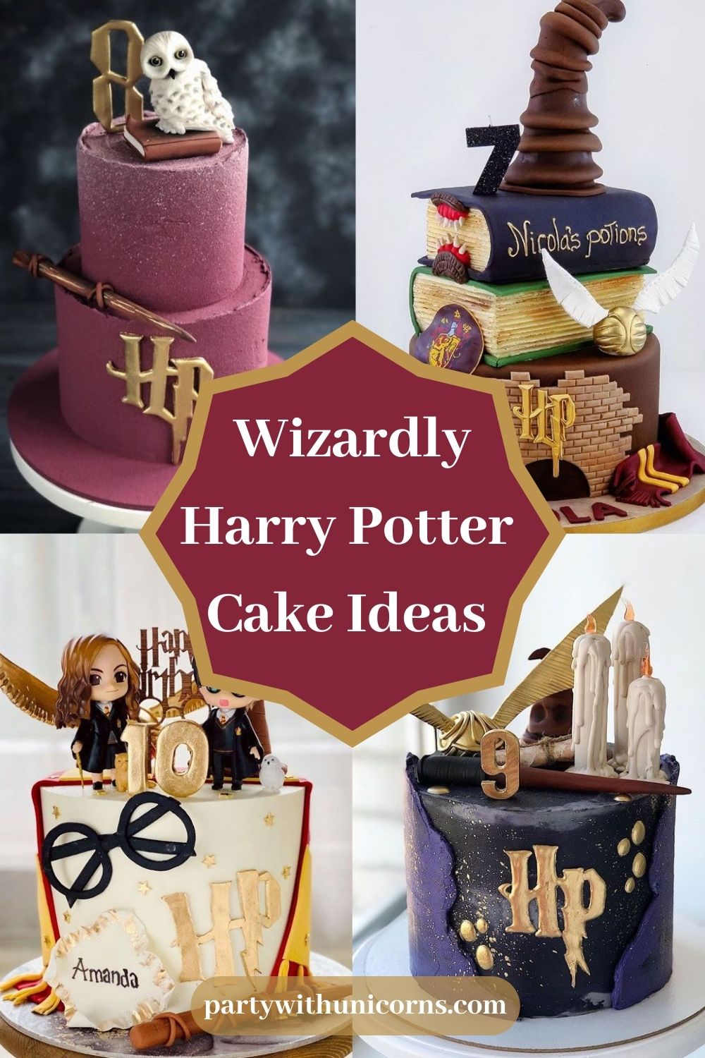 Harry Potter Birthday Cake - DIY - YouTube