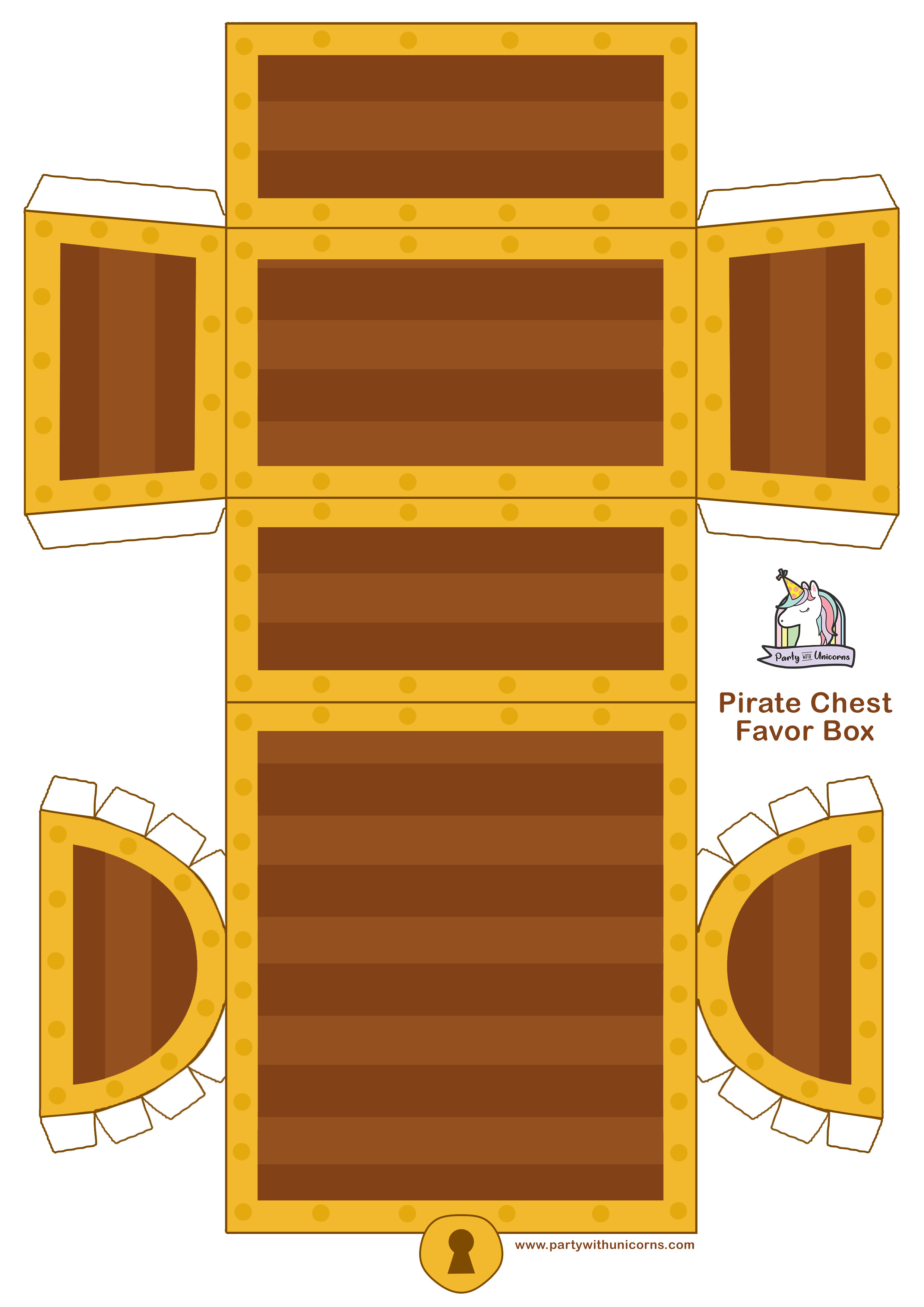 Free Printable Pirate Treasure Chest Template - Aulaiestpdm Blog